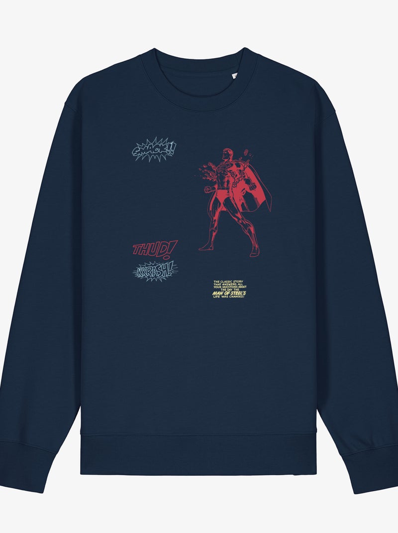 Sudadera Hombre - SUPERMAN 3 Azul marino - Kiabi