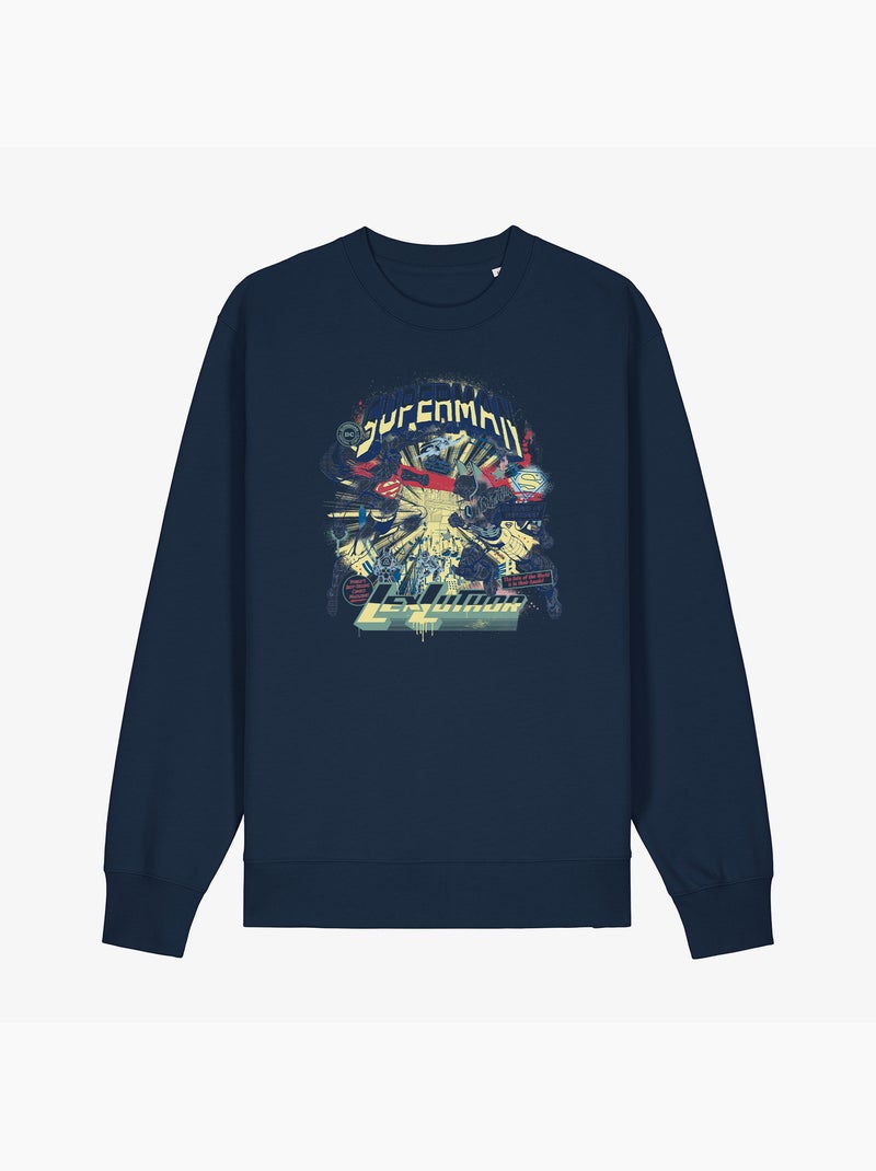 Sudadera Hombre - SUPERMAN LEX LUTHOR Azul marino - Kiabi