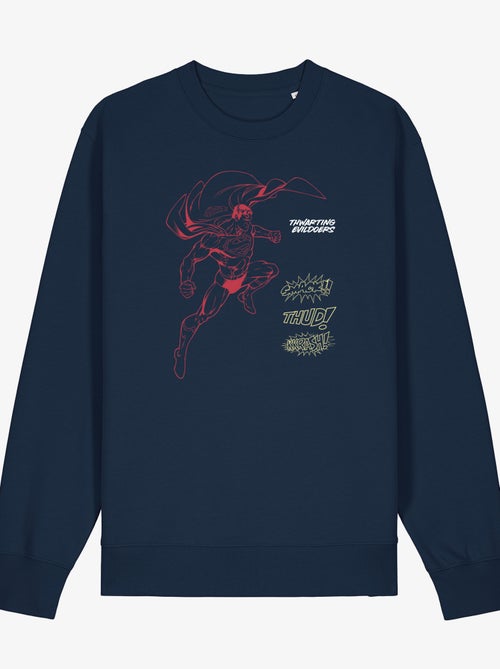 Sudadera Hombre - SUPERMAN SMACK THUD KKRASH - Kiabi Sudadera Hombre - SUPERMAN SMACK THUD KKRASH - Kiabi