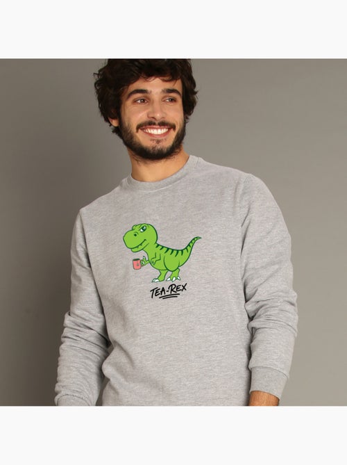 Sudadera Hombre - TEA REX - Kiabi Sudadera Hombre - TEA REX - Kiabi
