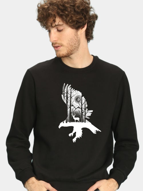 Sudadera Hombre - THE EAGLE AND THE DEER - Kiabi Sudadera Hombre - THE EAGLE AND THE DEER - Kiabi