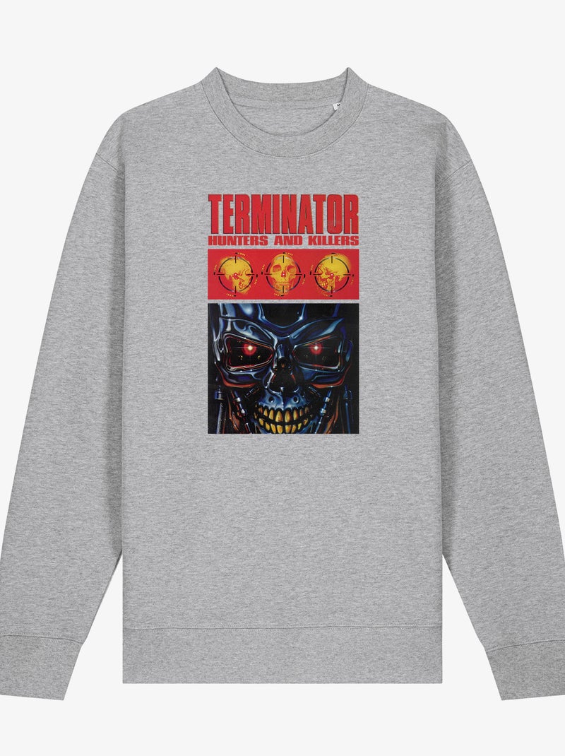 Sudadera Hombre - THE TERMINATOR HUNTERS AND KILLERS Gris jaspeado - Kiabi