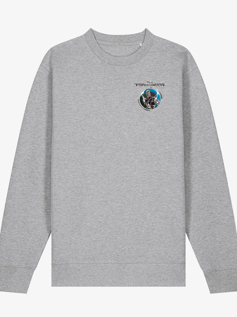 Sudadera Hombre - THE TERMINATOR LOGO COEUR Gris jaspeado - Kiabi