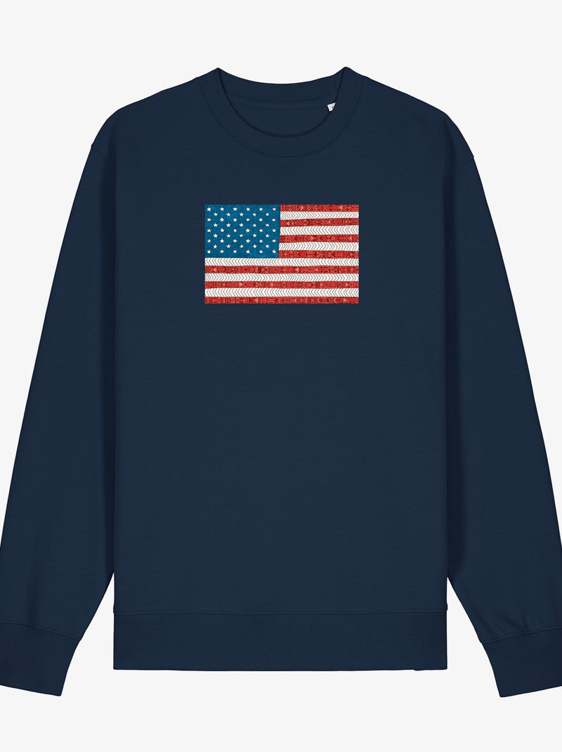 Sudadera Hombre - USA Azul marino - Kiabi