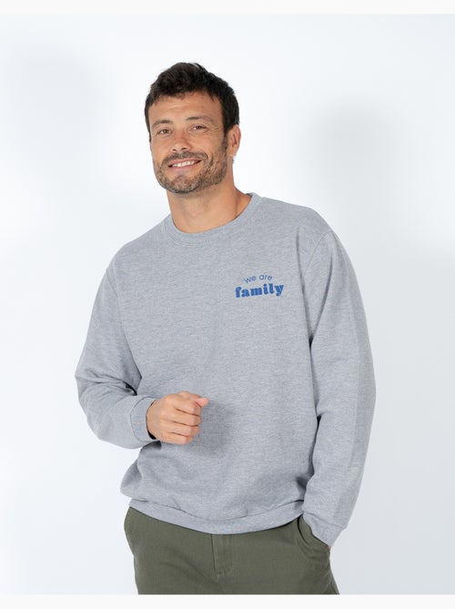 Sudadera Hombre - WE ARE FAMILY COEUR - Kiabi