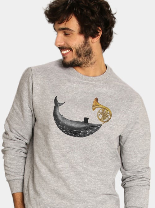 Sudadera Hombre - WHALE SONG - Kiabi Sudadera Hombre - WHALE SONG - Kiabi