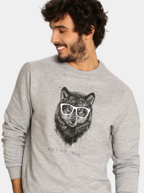 Sudadera Hombre - WHOS YOUR GRANNY - Kiabi Sudadera Hombre - WHOS YOUR GRANNY - Kiabi