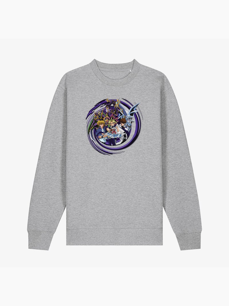 Sudadera Hombre - YU GI OH 3 Gris jaspeado - Kiabi