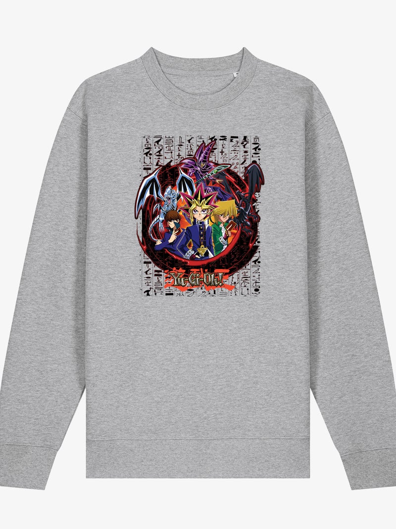Sudadera Hombre - YU GI OH 7 Gris jaspeado - Kiabi