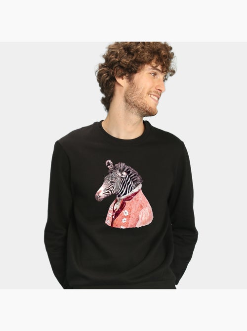 Sudadera Hombre - ZEBRA CREAM - Kiabi