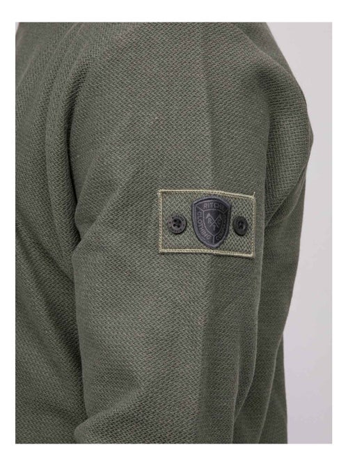 Sudadera hombre de cuello redondo WOUMEO - Kiabi