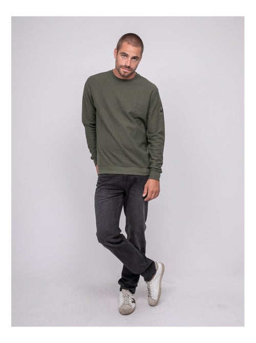 Sudadera hombre de cuello redondo WOUMEO - Kiabi