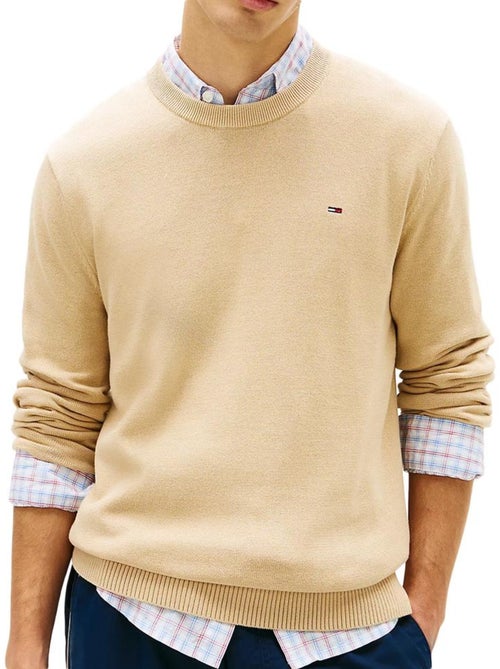 Sudadera hombre tommy hilfiger con insignias - Kiabi
