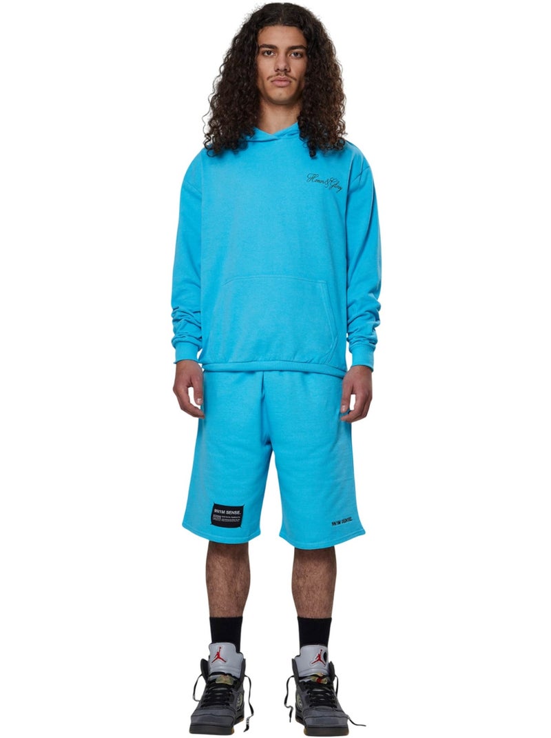Sudadera honor & glory para hombre - 9n1m sense Azul agua - Kiabi