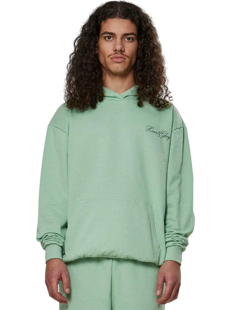 Sudadera honor & glory para hombre - 9n1m sense Verde - Kiabi