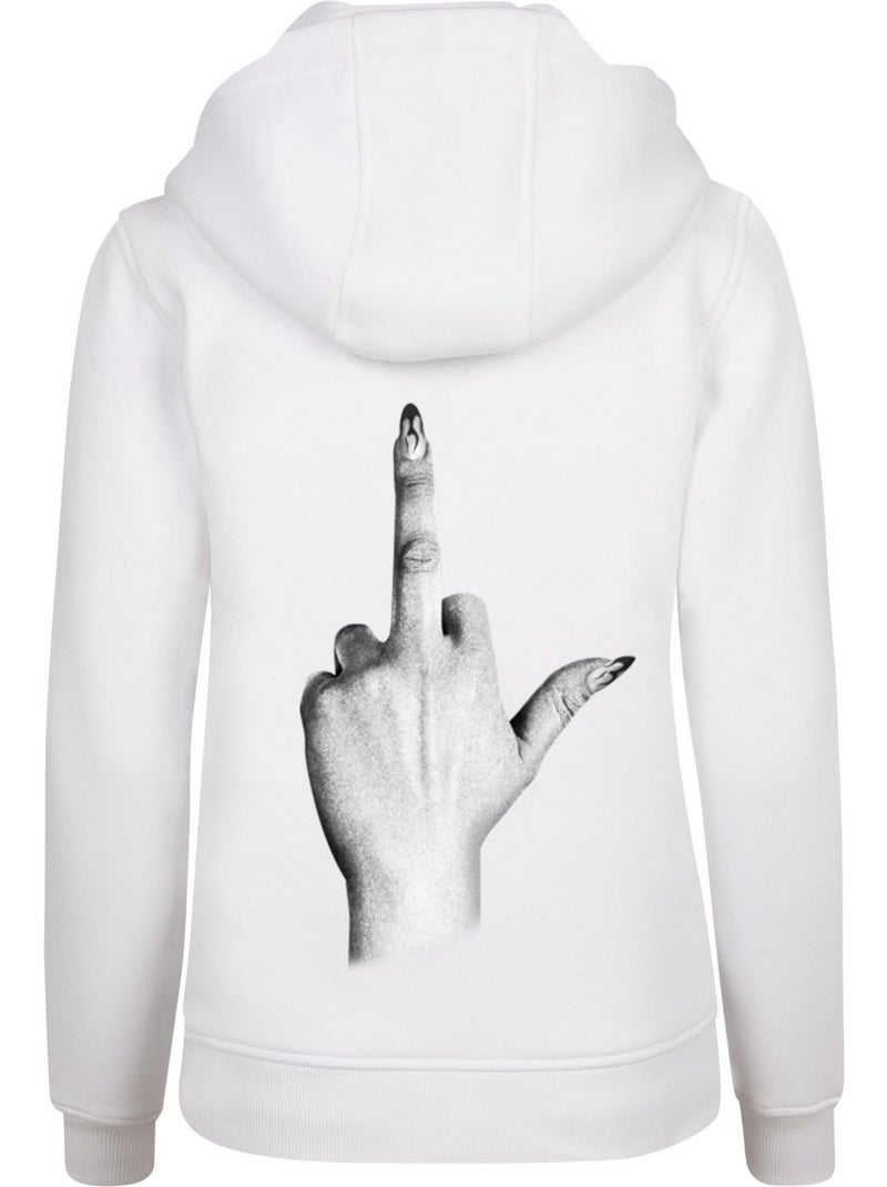Sudadera i don't give a para mujer - miss tee Blanco - Kiabi