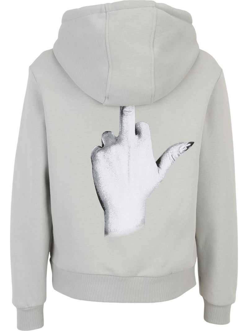 Sudadera i don't give a para mujer - miss tee Gris medio - Kiabi