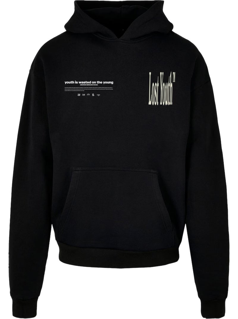 Sudadera icon v.1 para hombre - lost youth Negro - Kiabi