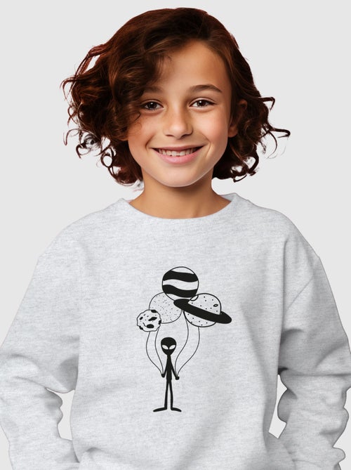 Sudadera infantil BALLON CONSTELLATION - Kiabi Sudadera infantil BALLON CONSTELLATION - Kiabi