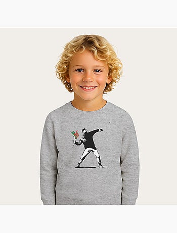 Sudadera infantil BANKSY LOVE