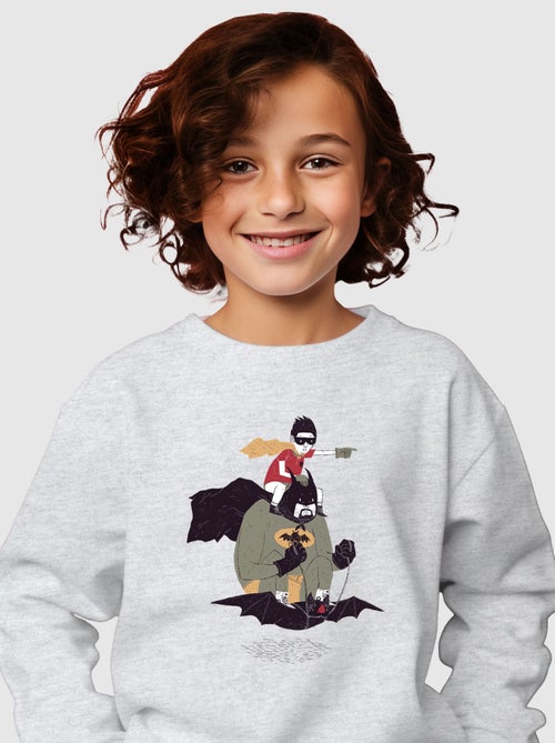 Sudadera infantil BATMAN & ROBIN - Kiabi Sudadera infantil BATMAN & ROBIN - Kiabi