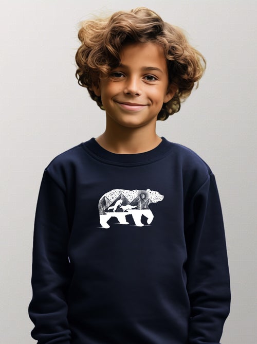 Sudadera infantil BEAR AND FOXES - Kiabi