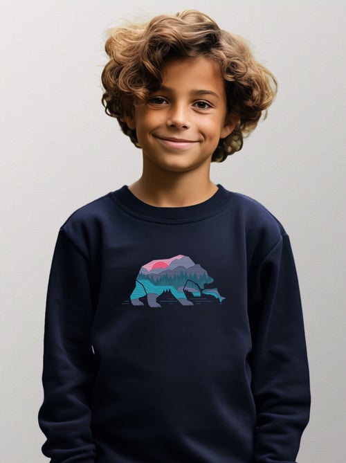 Sudadera infantil BEAR COUNTRY - Kiabi
