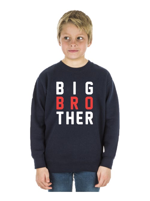 Sudadera infantil BIG BROTHER - Kiabi Sudadera infantil BIG BROTHER - Kiabi