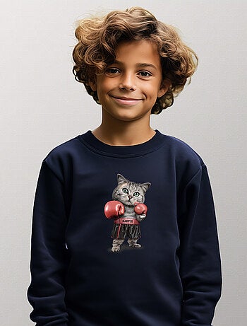 Sudadera infantil BOXING CAT