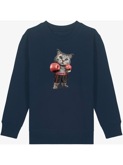 Sudadera infantil BOXING CAT - Kiabi Sudadera infantil BOXING CAT - Kiabi
