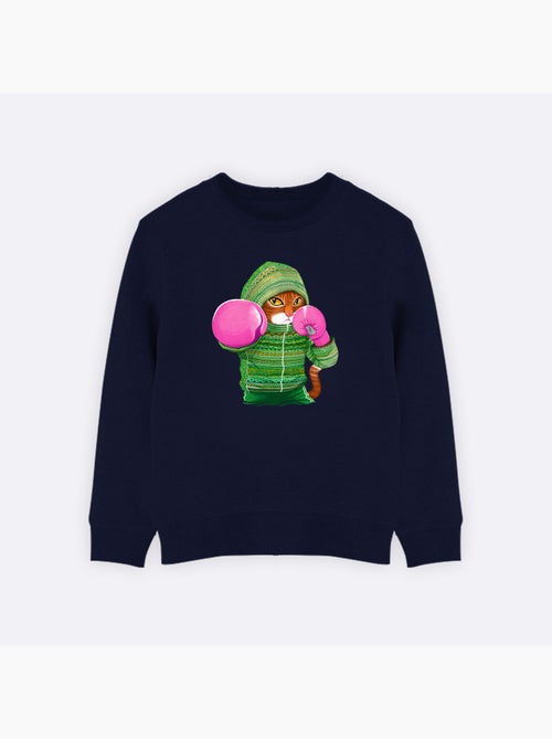 Sudadera infantil BOXING CAT GINGER - Kiabi