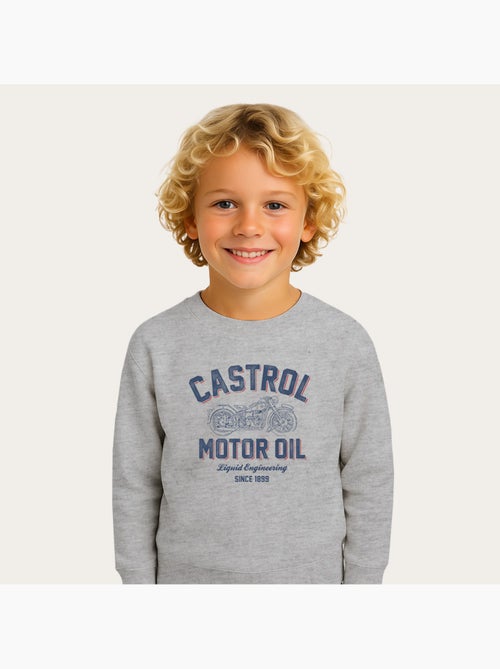 Sudadera infantil CASTROL LIQUID ENGINEERING - Kiabi Sudadera infantil CASTROL LIQUID ENGINEERING - Kiabi