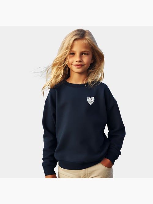 Sudadera infantil CHEMICAL REACTION CŒUR - Kiabi Sudadera infantil CHEMICAL REACTION CŒUR - Kiabi