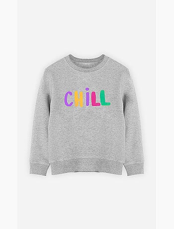 Sudadera infantil CHILL COLOR