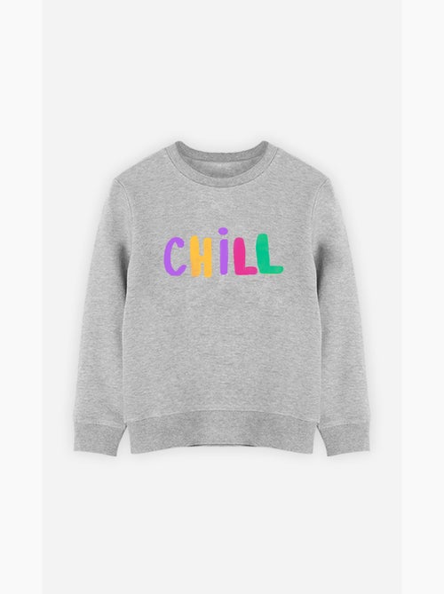 Sudadera infantil CHILL COLOR - Kiabi