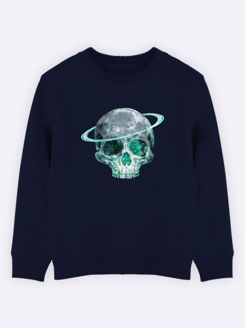 Sudadera infantil COSMIC SKULL GREEN - Kiabi Sudadera infantil COSMIC SKULL GREEN - Kiabi