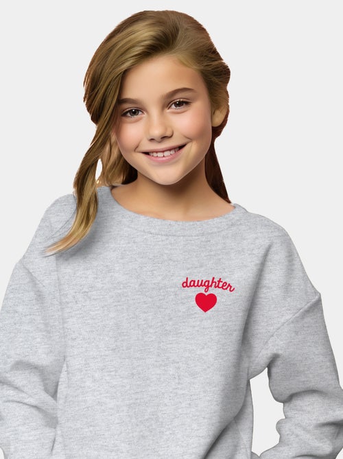 Sudadera infantil DAUGHTER CŒUR - Kiabi