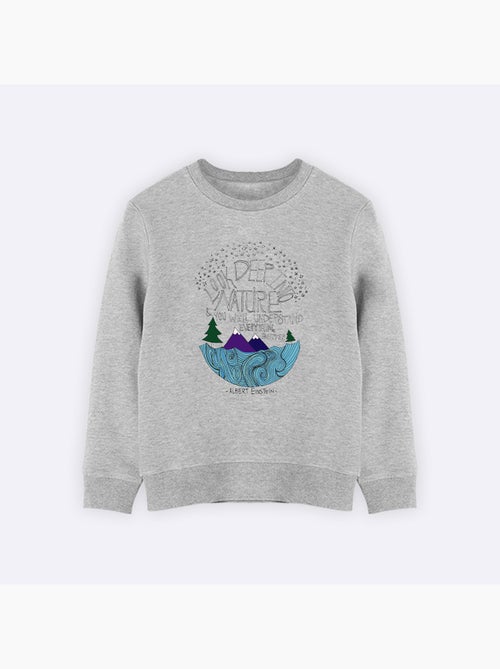 Sudadera infantil DEEP INTO NATURE - Kiabi