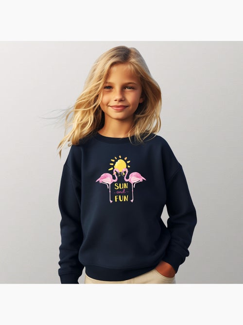 Sudadera infantil FLAMINGO-SUN-AND-FUN - Kiabi