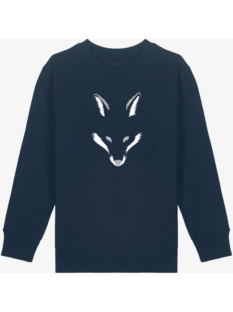 Sudadera infantil FOXY SHAPE Azul marino - Kiabi