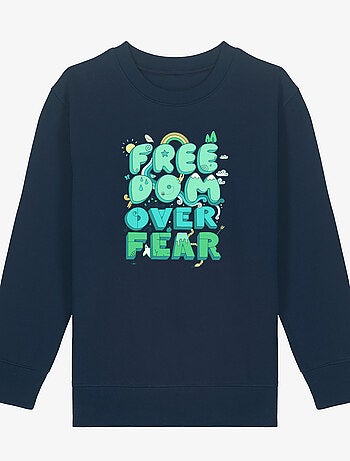 Sudadera infantil FREEDOM OVER FEAR