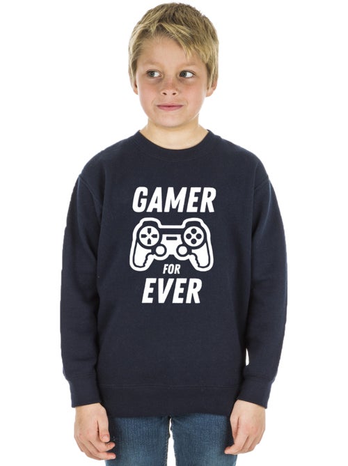 Sudadera infantil GAMER FOR EVER - Kiabi Sudadera infantil GAMER FOR EVER - Kiabi