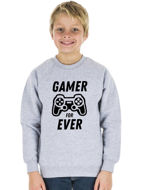 Sudadera infantil GAMER FOR EVER - Kiabi Sudadera infantil GAMER FOR EVER - Kiabi
