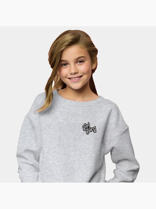 Sudadera infantil GIRL GANG CŒUR - Kiabi
