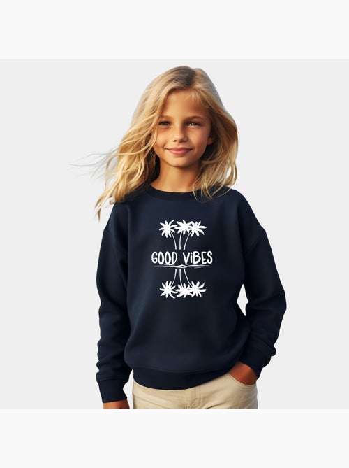 Sudadera infantil GOOD VIBES - Kiabi Sudadera infantil GOOD VIBES - Kiabi
