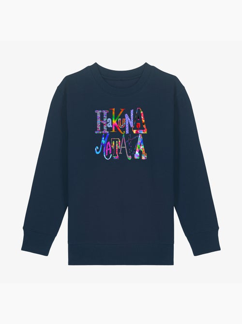 Sudadera infantil HAKUNA MATATA COLOR - Kiabi
