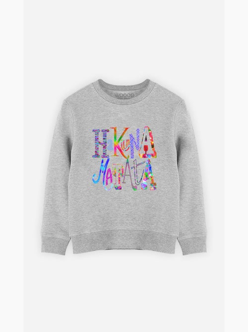 Sudadera infantil HAKUNA MATATA COLOR - Kiabi