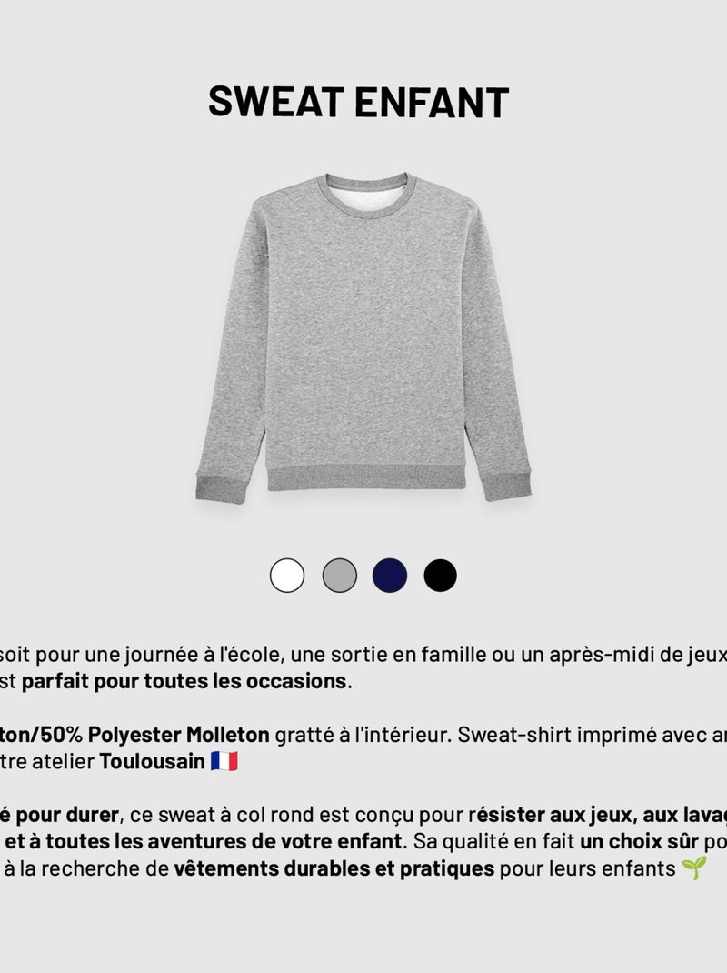 Sudadera infantil HELAKU Azul marino - Kiabi