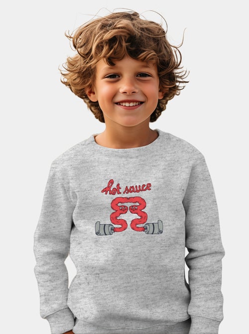 Sudadera infantil HOTSAUCE - Kiabi Sudadera infantil HOTSAUCE - Kiabi