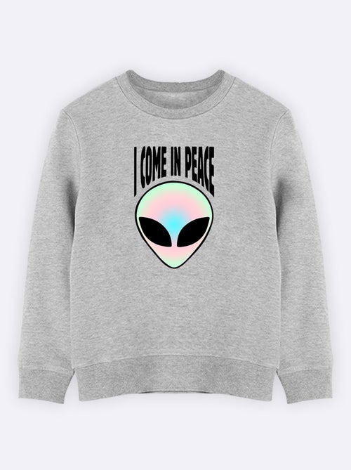 Sudadera infantil I COME IN PEACE 2 - Kiabi